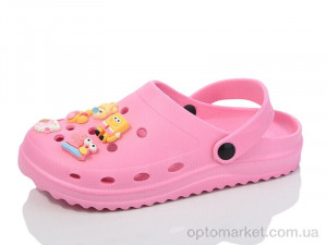 Крокси жіночі 5163-383 Luck Line рожевий  оптом от Optomarket