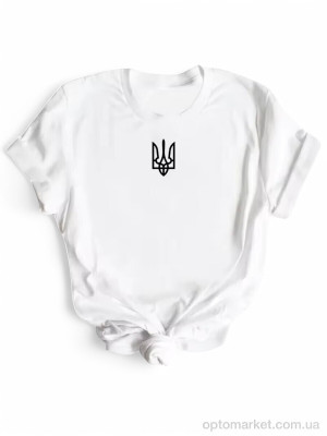 Футболка жіночі 52 white Riza білий  оптом от Optomarket