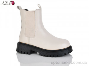 Черевики жіночі 5269 beige Aba бежевий  оптом от Optomarket