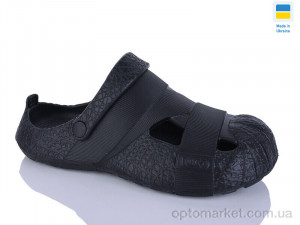 Крокси чоловічі 528 чорний Dago чорний  оптом от Optomarket