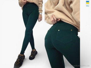 Лосини жіночі 531 бутилка Sport style зелений  оптом от Optomarket