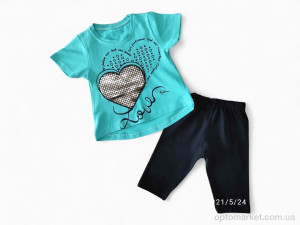 Костюм дитячі 5440 бірюзовий Babydoss Kids блакитний  оптом от Optomarket