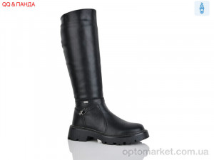 Чоботи жіночі 55-2 QQ&Панда чорний  оптом от Optomarket