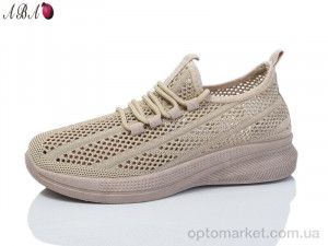 Кросівки жіночі 550-5 Jiao Li Mei бежевий оптом от Optomarket