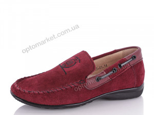 Мокасины детские 5505 Шалунишка бордовый  оптом от Optomarket