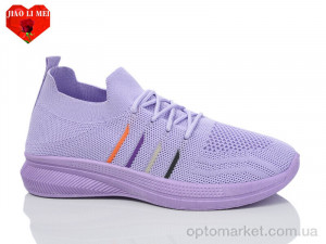 Кросівки жіночі 553-7 Jiao Li Mei фіолетовий  оптом от Optomarket