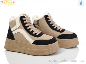 Черевики жіночі 554-606 Бабочка-Mengfuna-AESD коричневий оптом от Optomarket