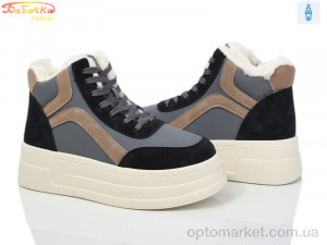 Черевики жіночі 554-610 Бабочка-Mengfuna-AESD сірий оптом от Optomarket