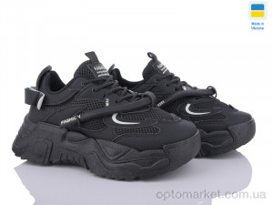 Кросівки жіночі 5602-1 Swin чорний  оптом от Optomarket