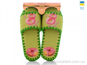 Капці жіночі 565 Vends зелений  оптом от Optomarket