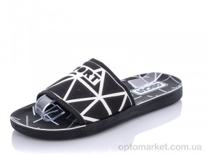 Шльопанці чоловічі 57-5 черный Oskar чорний  оптом от Optomarket