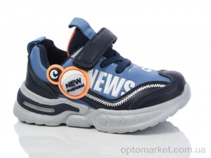 Кросівки дитячі 5702-1 BBT kids синій  оптом от Optomarket