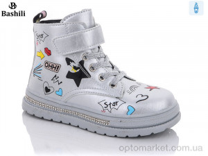 Черевики дитячі 5705-08 Башили срібний  оптом от Optomarket