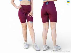 Велосипедки жіночі 571 бордовий Margo бордовий оптом от Optomarket