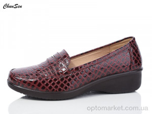 Туфлі жіночі 57212-4 Chunsen бордовий  оптом от Optomarket