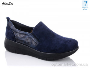 Туфлі жіночі 57501 blue Chunsen синій  оптом от Optomarket