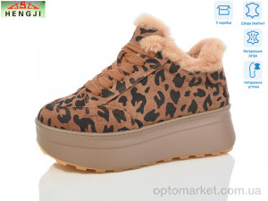 Кросівки жіночі 578-6 Hengji коричневий оптом от Optomarket