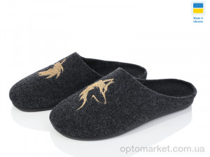 Капці чоловічі 580-4 Klerotex сірий  оптом от Optomarket