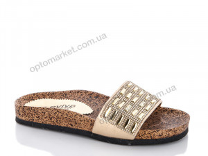 Шлепки женские 58Y5606 altin Eviva золотой  оптом от Optomarket