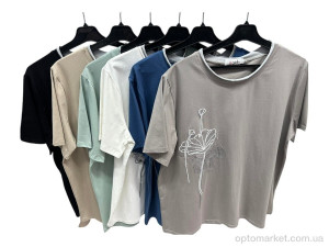 Футболка жіночі 598 mix Aidin мікс  оптом от Optomarket