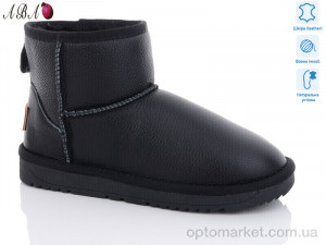 Уги жіночі 5ABA855 Hengji чорний  оптом от Optomarket