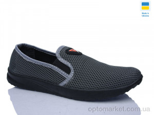 Сліпони чоловічі 6-144 сірий Gipanis сірий оптом от Optomarket