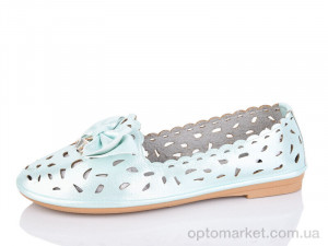 Балетки жіночі 6-306B Fuguiyun блакитний  оптом от Optomarket