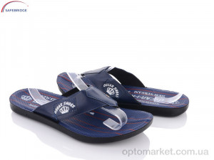 Шльопанці чоловічі 6-B5072E navy Oscar синій  оптом от Optomarket