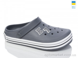 Крокси жіночі 601 сірий Dago сірий оптом от Optomarket