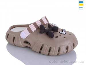 Крокси дитячі 6012 коричневий Gipanis коричневий  оптом от Optomarket