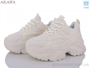 Кросівки жіночі 6017 beige Aelida бежевий  оптом от Optomarket