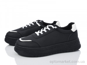 Кросівки жіночі 602-1 LQD чорний  оптом от Optomarket