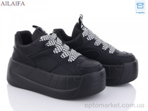 Кросівки жіночі 603-1 Aelida чорний  оптом от Optomarket