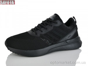 Кросівки чоловічі 606-1 Sayota чорний  оптом от Optomarket