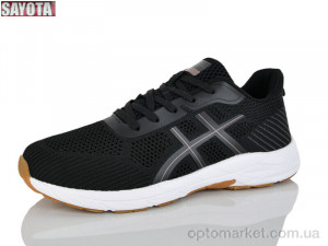 Кросівки чоловічі 608-2A Sayota чорний  оптом от Optomarket