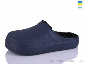 Сабо жіночі 610 т.синій Roks чорний  оптом от Optomarket