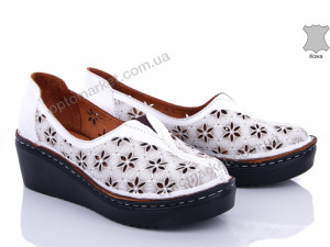 Туфли женские 6115-2-05 Grand Fashion белый оптом от Optomarket