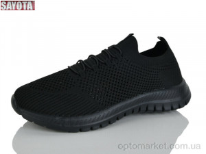 Кросівки чоловічі 612-1 Sayota чорний оптом от Optomarket