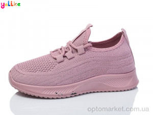 Кросівки дитячі 617-3 Yalike рожевий  оптом от Optomarket