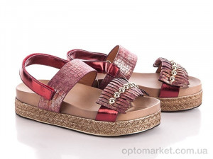 Босоніжки дитячі 6176-2 С.Луч бордовий  оптом от Optomarket