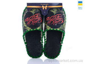 Капці чоловічі 632M Vends чорний  оптом от Optomarket