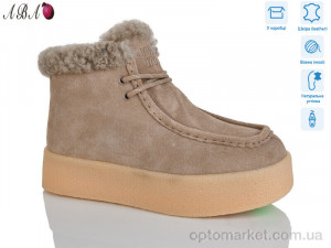 Черевики жіночі 635-3 Hengji коричневий оптом от Optomarket