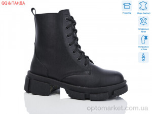 Черевики жіночі 636 DJUS SHOES чорний  оптом от Optomarket