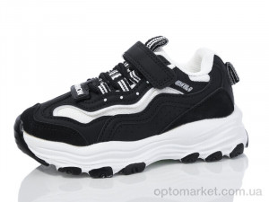 Кросівки дитячі 650-2 M&L Alex14 чорний  оптом от Optomarket