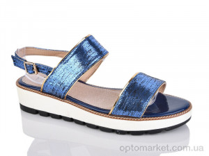 Босоніжки жіночі 6617-2 Purlina синій  оптом от Optomarket