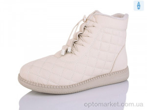 Черевики жіночі 663-2 Коронате бежевий  оптом от Optomarket