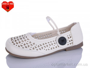 Балетки жіночі 671 Jiao Li Mei бежевий  оптом от Optomarket