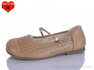 Балетки жіночі 672-3 Jiao Li Mei бежевий  оптом от Optomarket