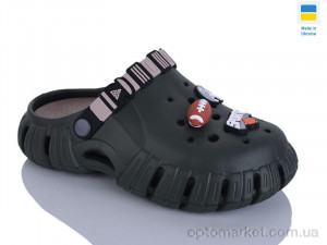 Крокси жіночі 6770 зелений Gipanis зелений  оптом от Optomarket