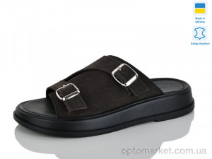 Шльопанці жіночі 68-52 Mermaid коричневий  оптом от Optomarket